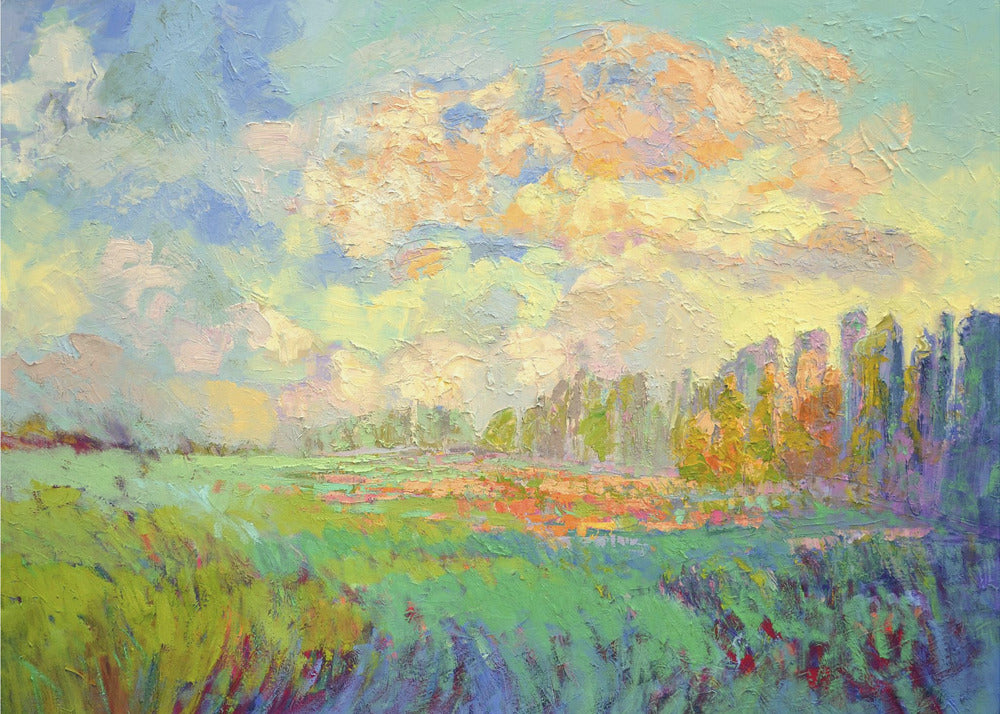 Gouden mijmering | Canvas