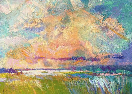 Glowing Skyline | Canvas