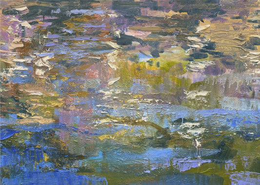 Gegolfde reflecties | Poster