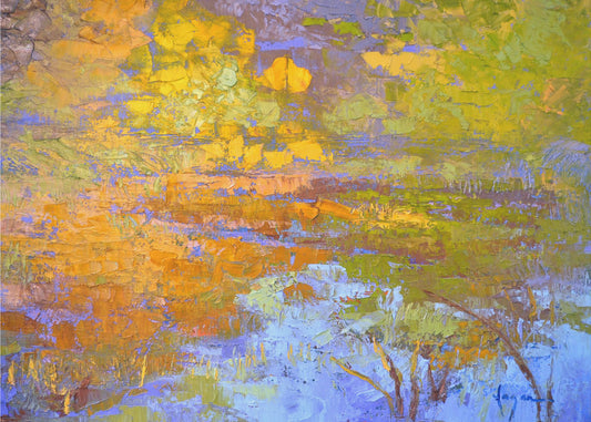 Golden Reflection | Canvas