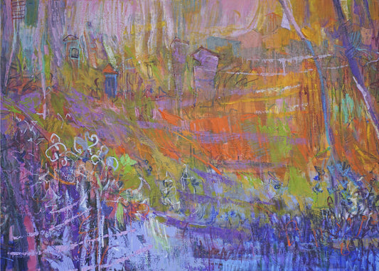 Nocturne in de geheime tuin | Poster