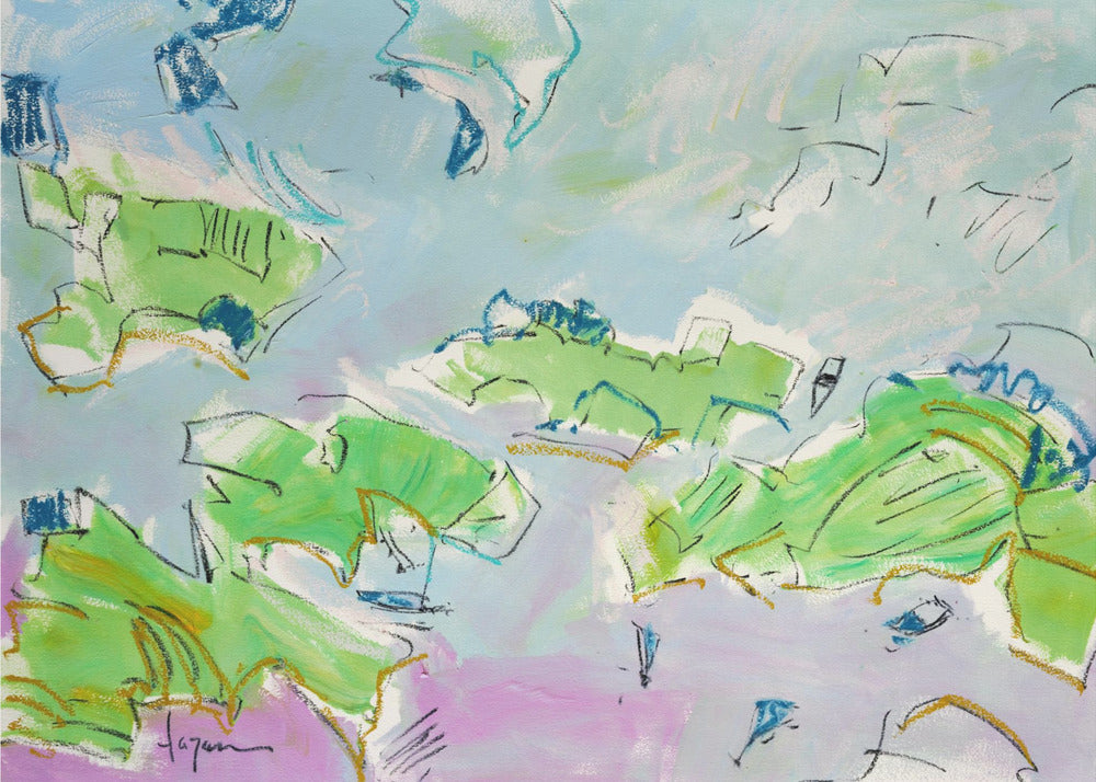 Eilanden van rust | Canvas