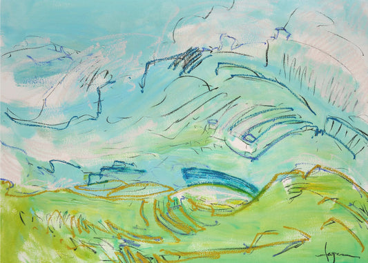 Whimsical Hillscape | Canvas