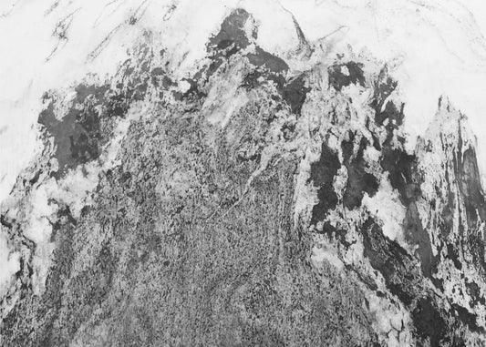 Zwart-witte marmeren berg 05 | Achtergrond