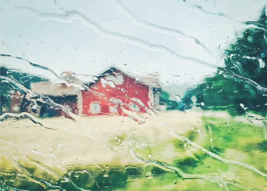 regenachtige dag | Behang