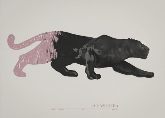 La Panthera (roze) | Canvas