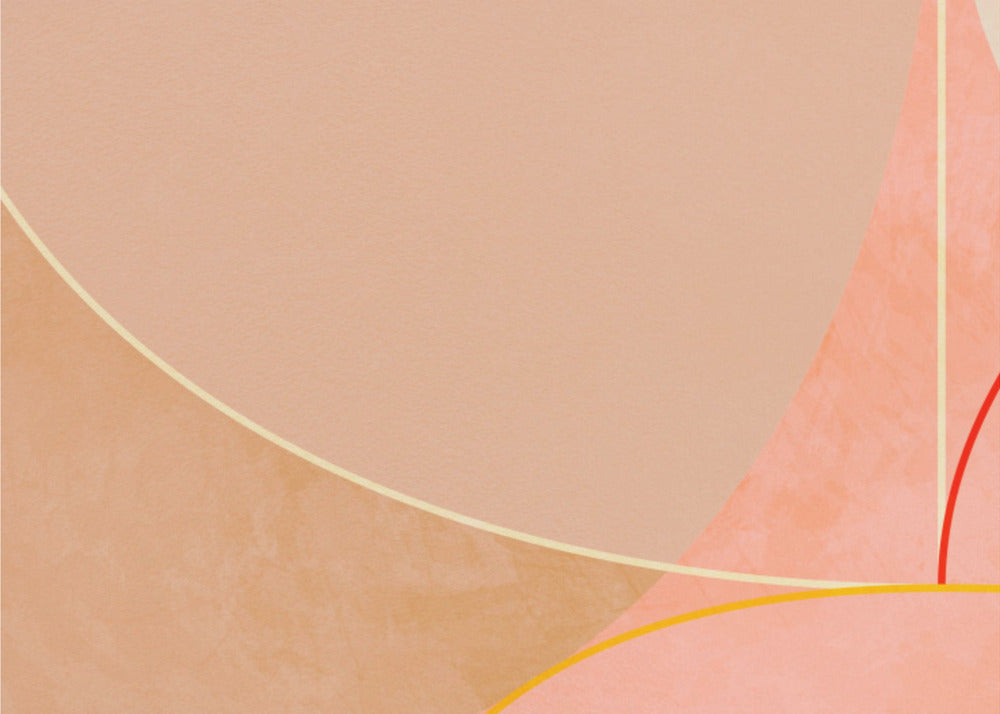 Mid Century Curry Geel Blush Lente | Canvas