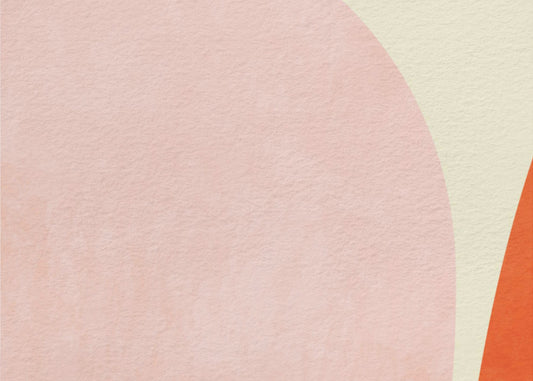 Warme pastelgeometrie | Poster