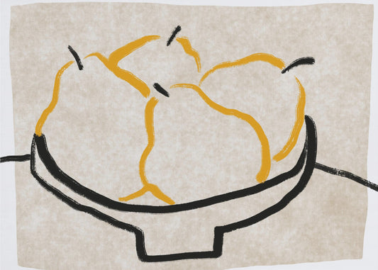 Line art pear | Canvas