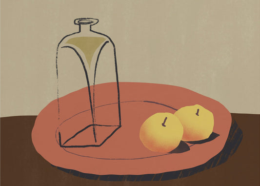 Jar and apple | Canvas