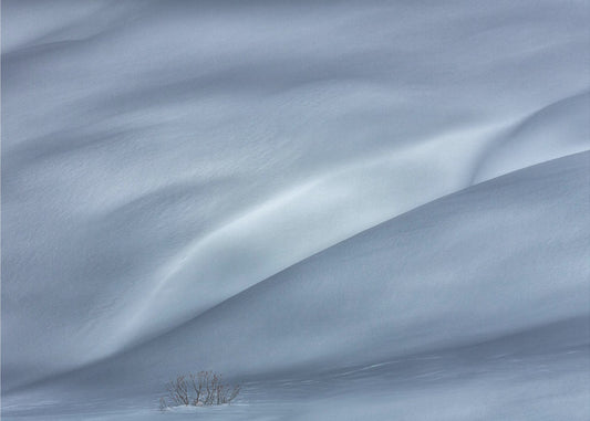 pistes in de winter | Canvas