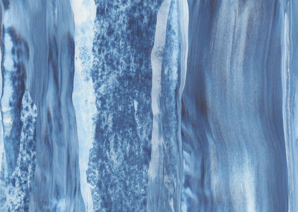 Blauwe Cascade Sluiers | Poster
