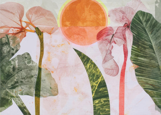 Tropische zonsopgang | Behang