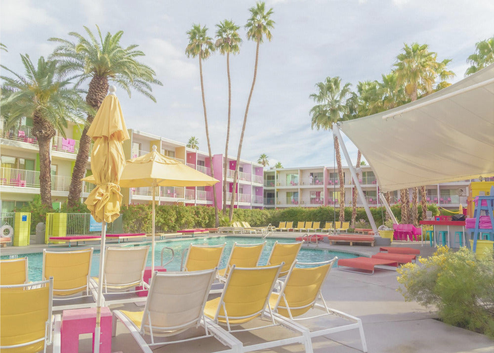Zwembad bij het Saguaro Hotel - Palm Springs | Canvas