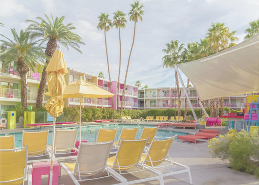 Zwembad bij het Saguaro Hotel - Palm Springs | Canvas