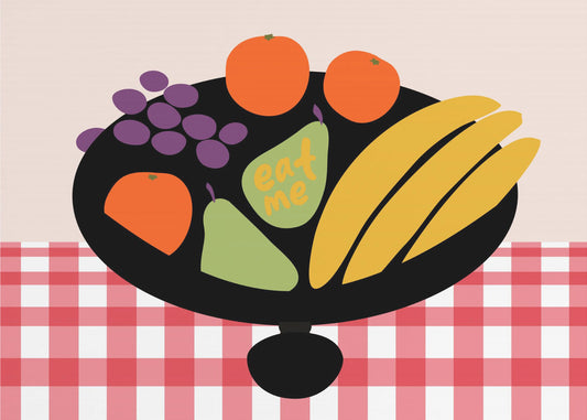 De fruitschaal (eet mij) | Canvas