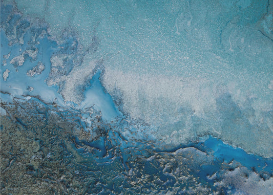 Zachtblauw - Cyaanwater | Poster