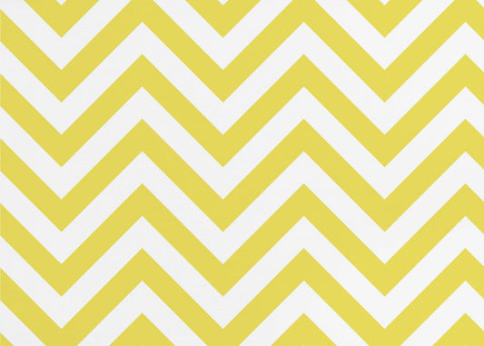 Chevron Geel en Wit | Canvas