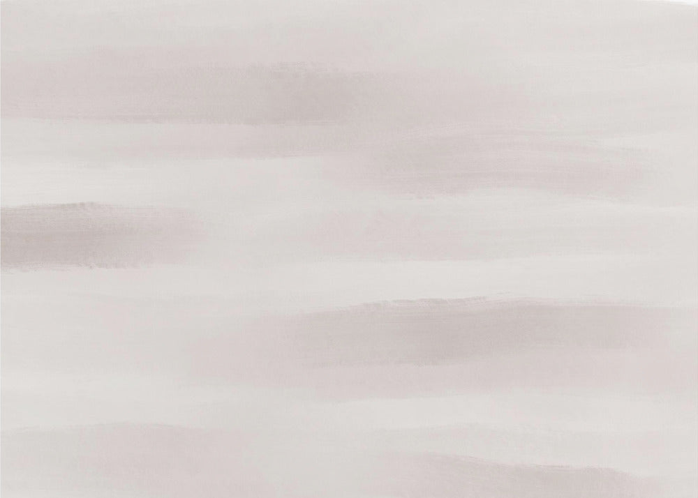 Zachte beige en grijze horizontale penseelstreken | Poster