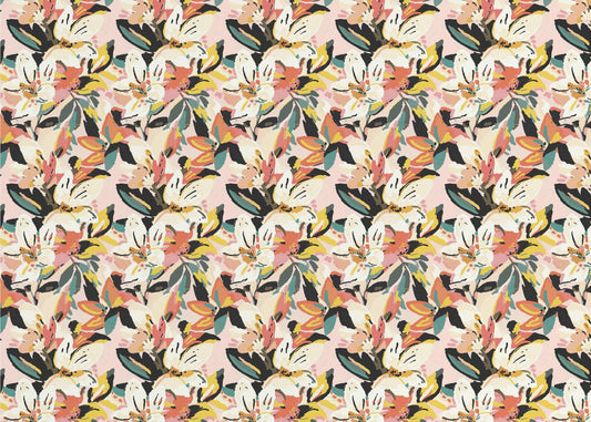 Bloemenfusie Geluk | Poster
