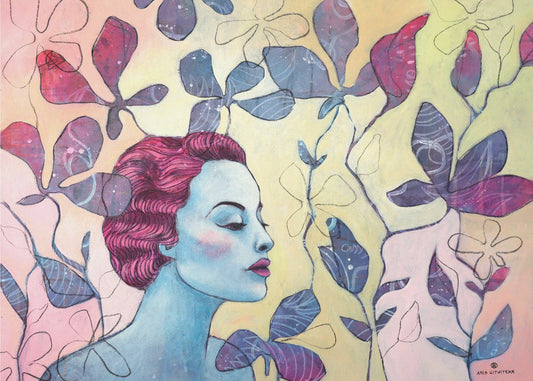 Retro lady 3 | Canvas