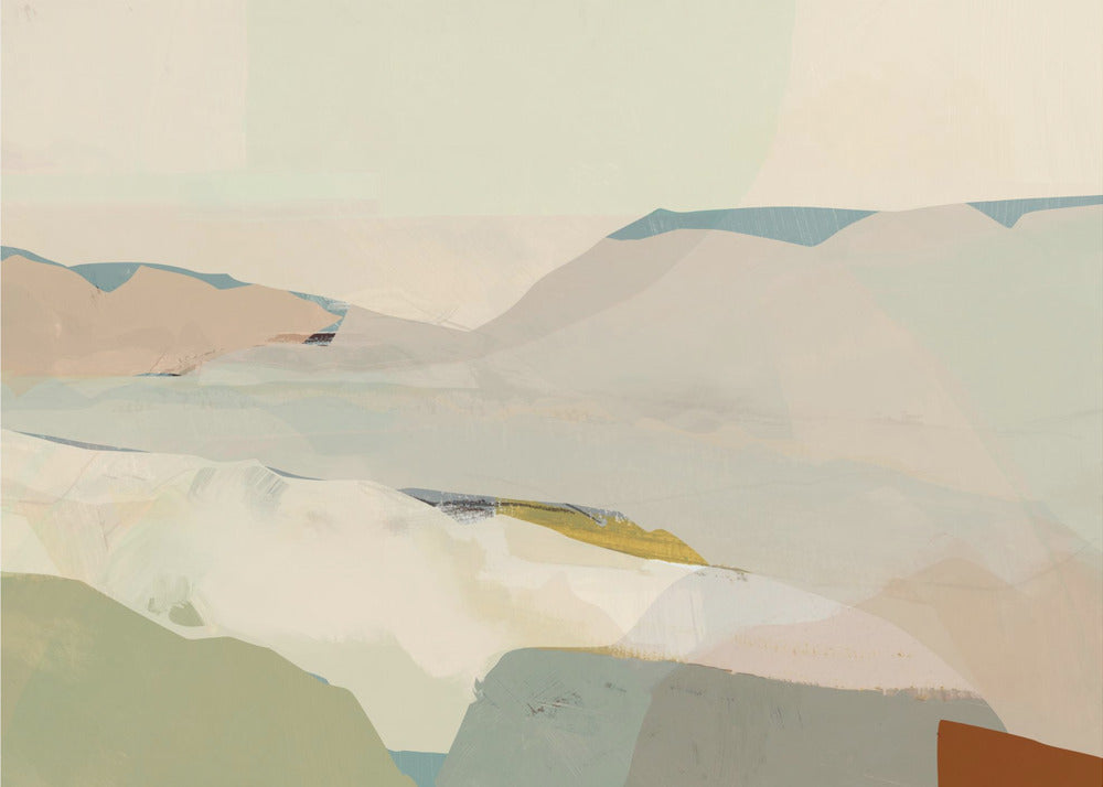 Kleurenblok Landschap 2 | Poster