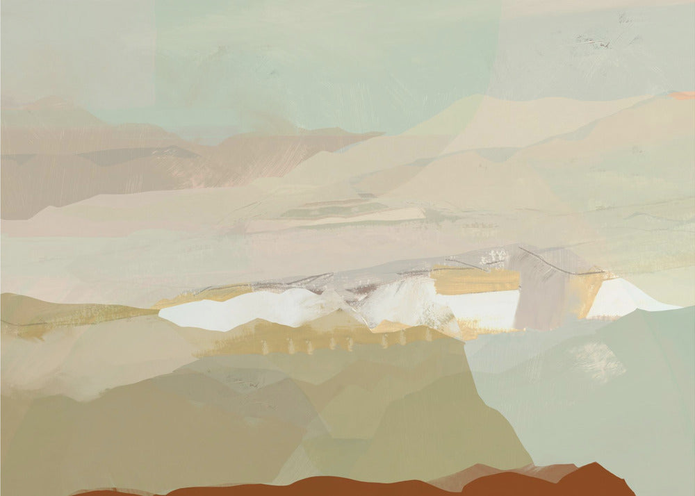 Kleurenblok Landschap 3 | Poster