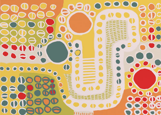Pebbles Abstract | Poster