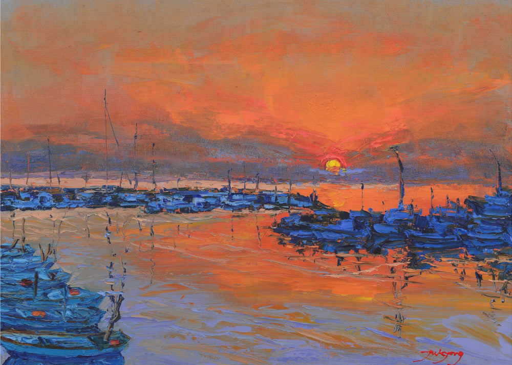 Zonsondergang | Canvas