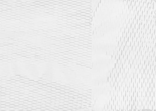 Witte Geweven Blokken 5 | Poster