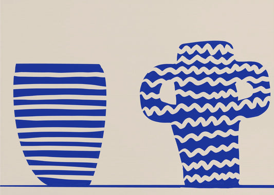 Blue Vases | Poster