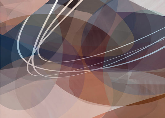 Dusty Rose Vormen 3 | Poster