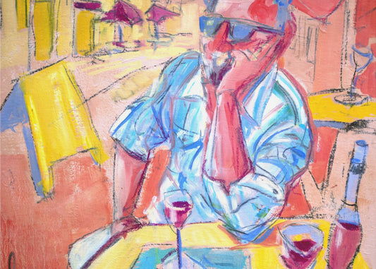 Bottle of Red | Canvas