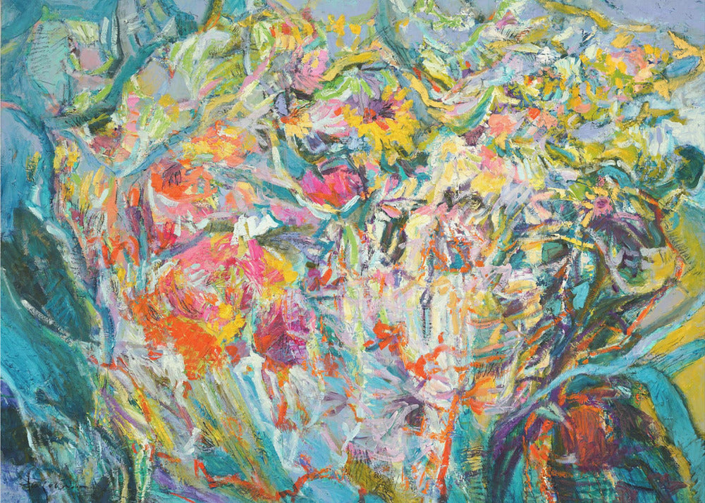 Levendige bloesems | Poster