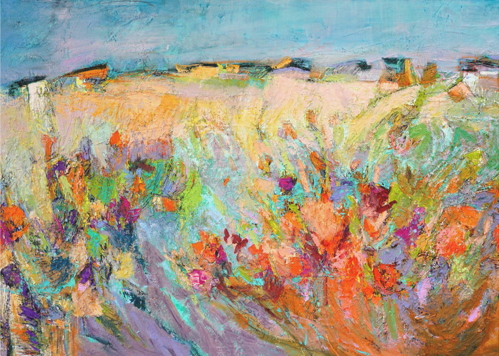 Bloeiend van levendigheid | Canvas
