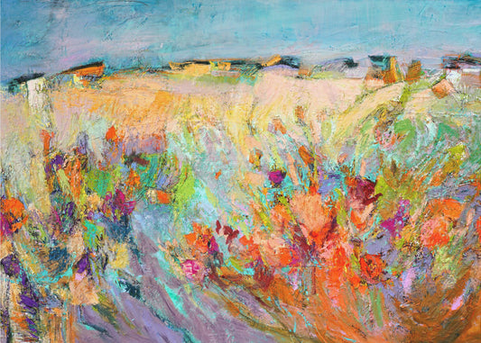 Bloeiend van levendigheid | Canvas