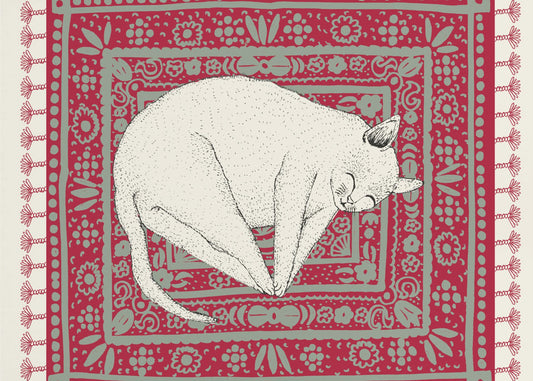 Slapende kat VI | Poster