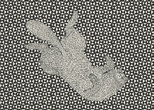 Slapende kat VII | Canvas