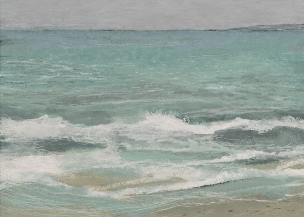 Golven op de oostoever | Canvas