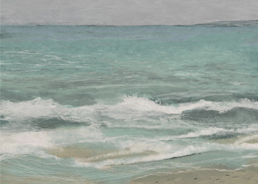Golven op de oostoever | Canvas