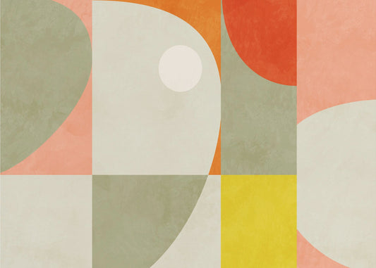 Zomercirkels22 1 V | Canvas