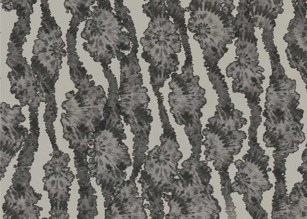 Monochrome bloesems | Behang