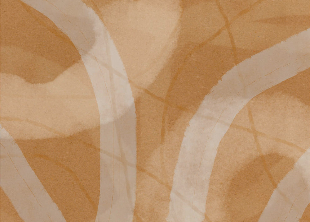 Neutrale abstracte aquarel 0001 | Behang