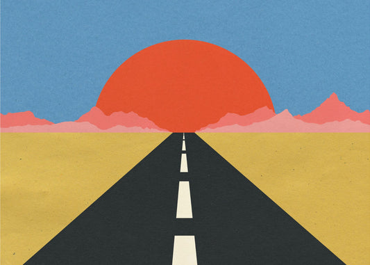Weg naar de zon | Canvas