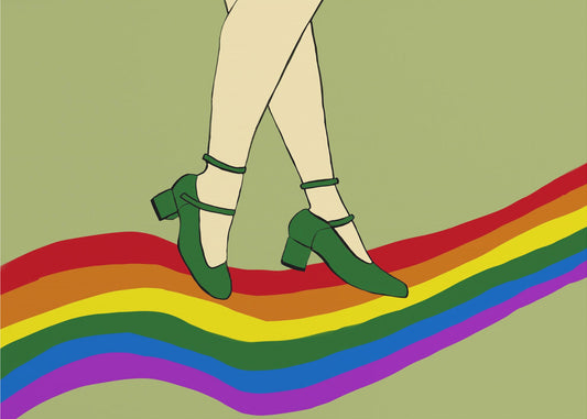 Regenboogwandeling | Canvas