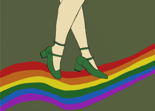 Regenboogwandeling | Canvas