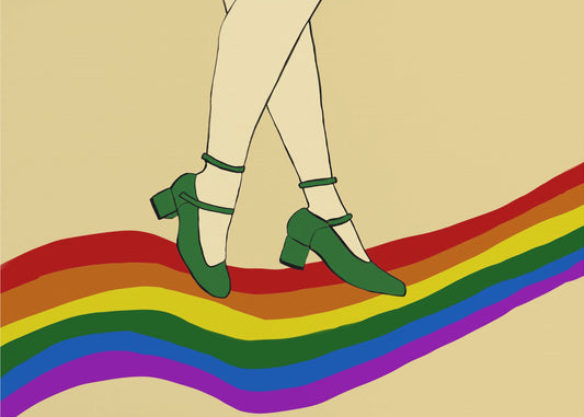 Regenboogwandeling | Canvas