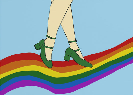 Regenboogwandeling | Canvas