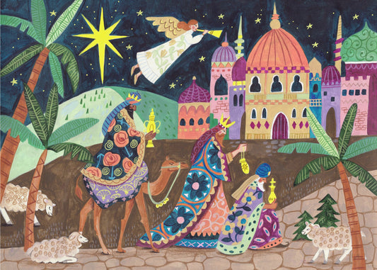 Three Wise Men and an Angel | Canvas