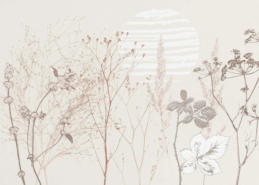 Plantaardige kalmerende sfeer aardse tinten | Canvas
